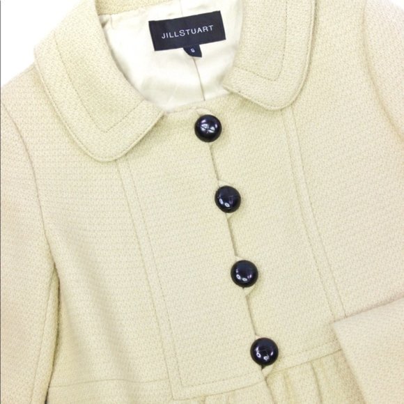 JILL STUART Wool Waffle Knit Princess Coat - Picture 2 of 9